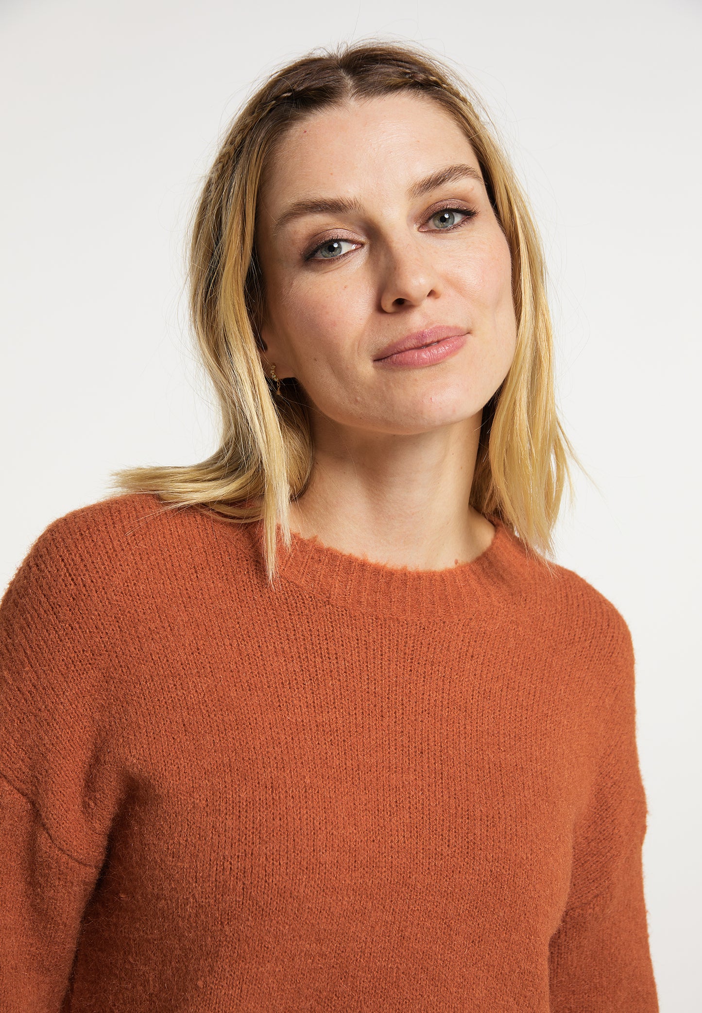 usha FESTIVAL Damen-Pullover mit Rundhalsausschnitt