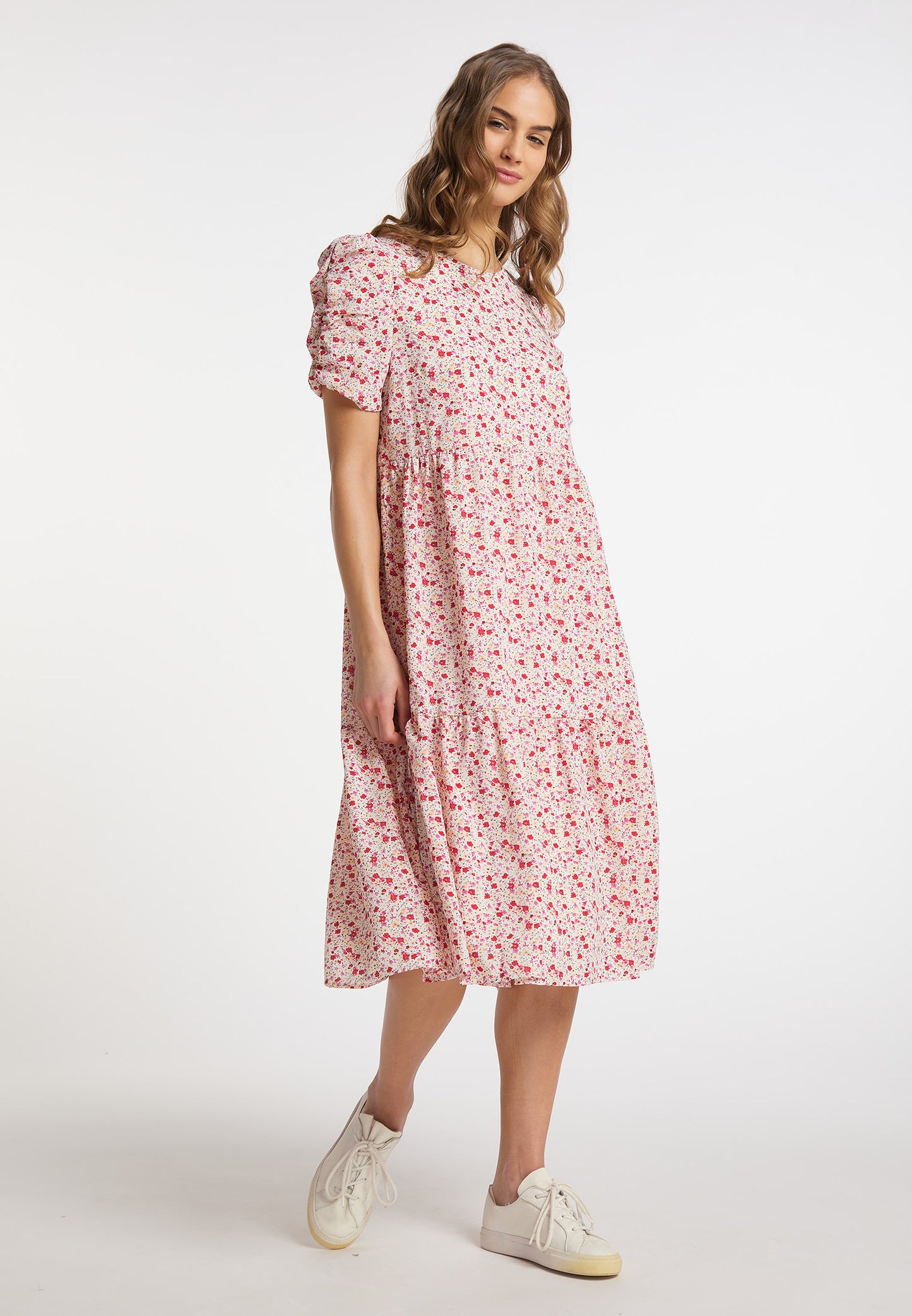 myMo Damen Midi Kleid