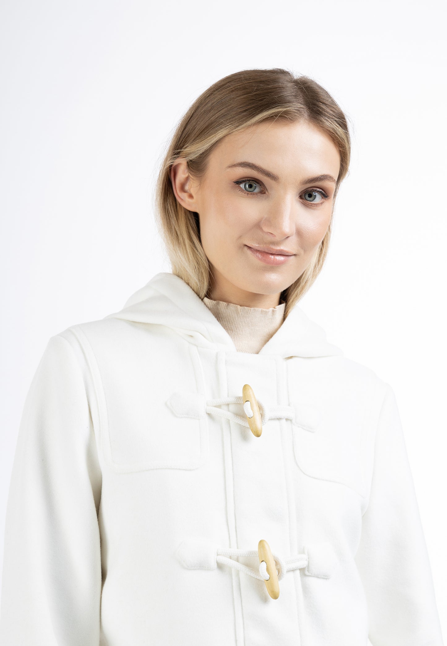 DreiMaster Klassik Damen Wollmischung Duffle-Mantel