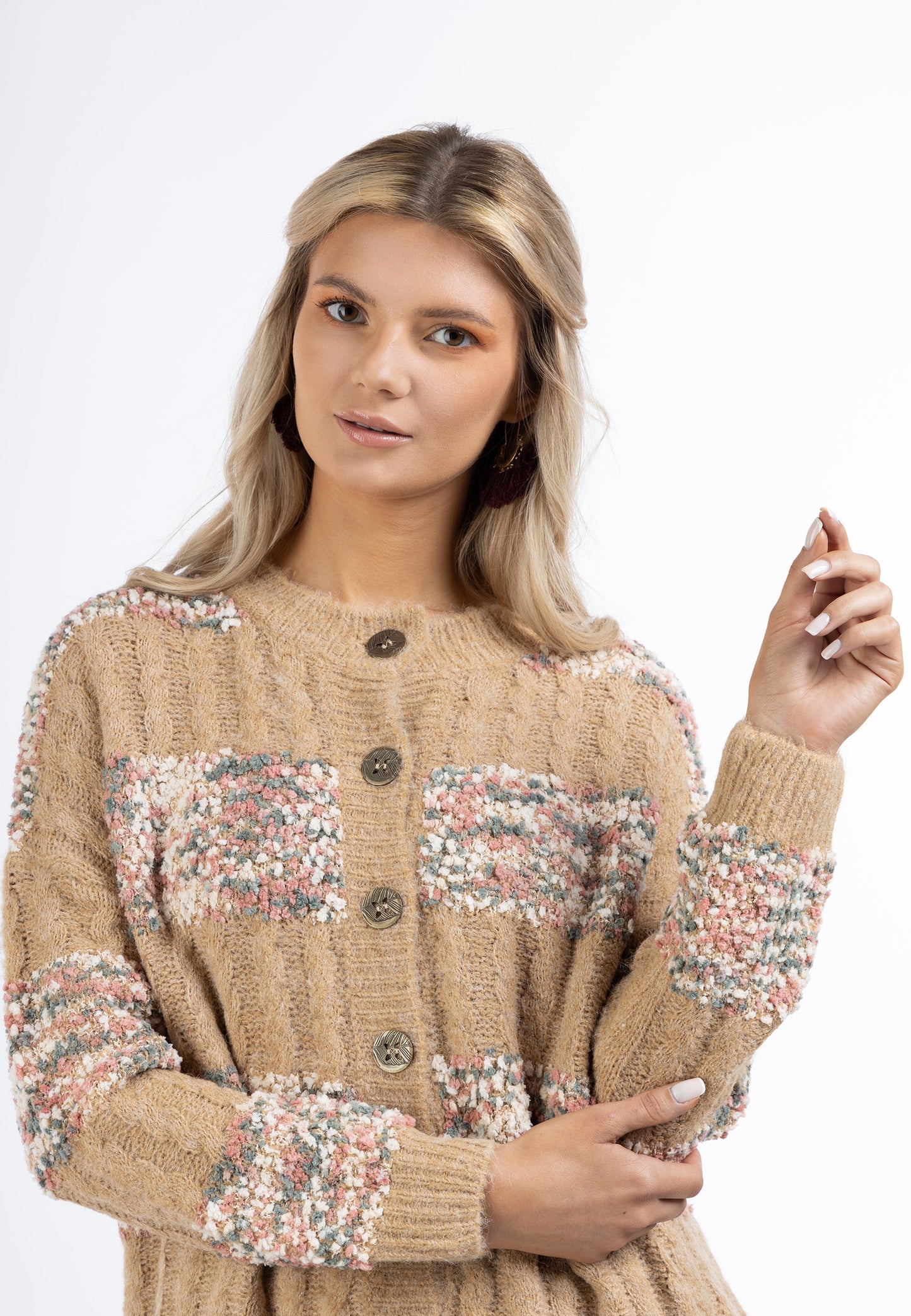 Usha festival Women's Women'S Cardigan With Buttons