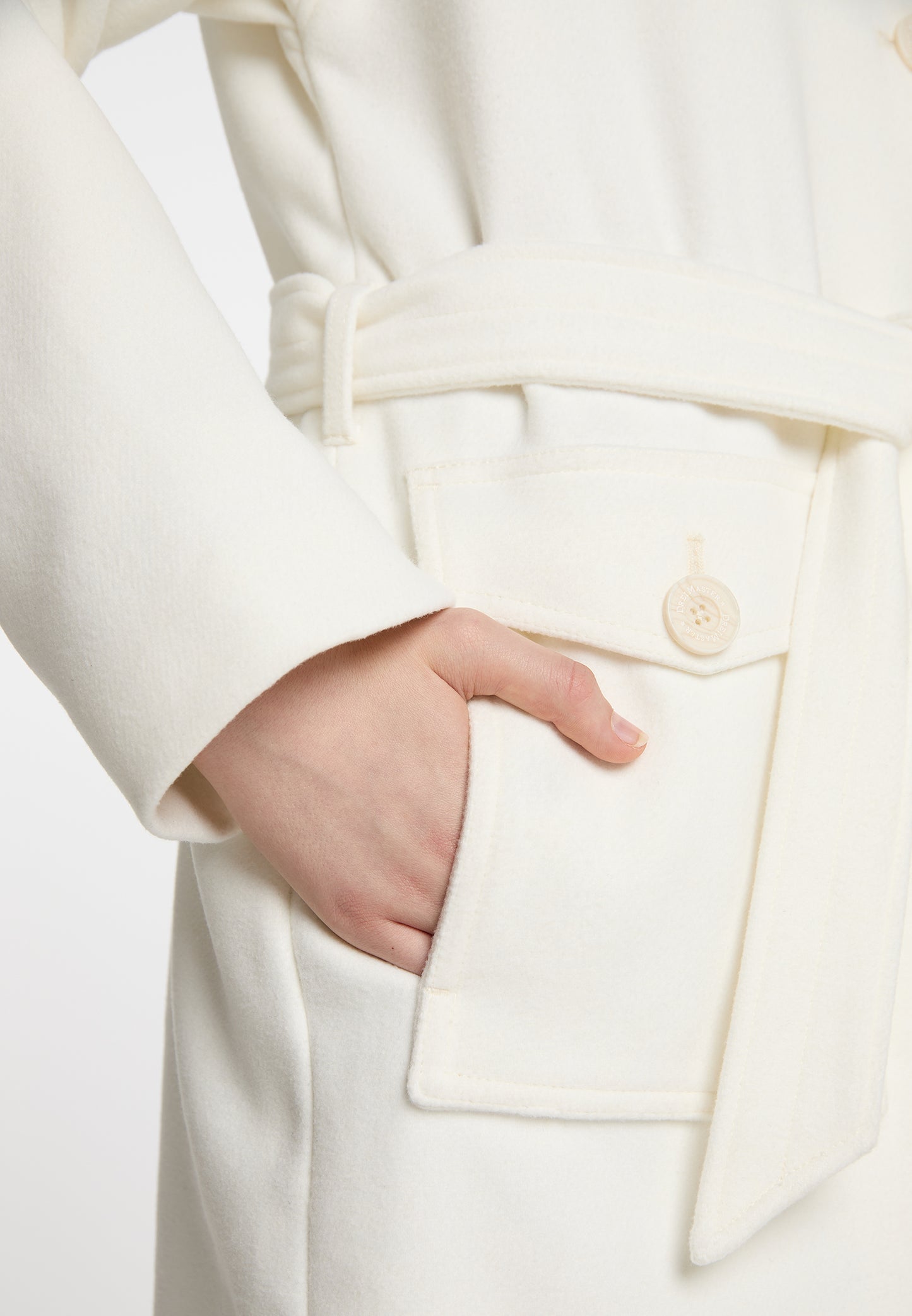 DreiMaster Vintage Women's Transitional Coat Made Of Wool Blend