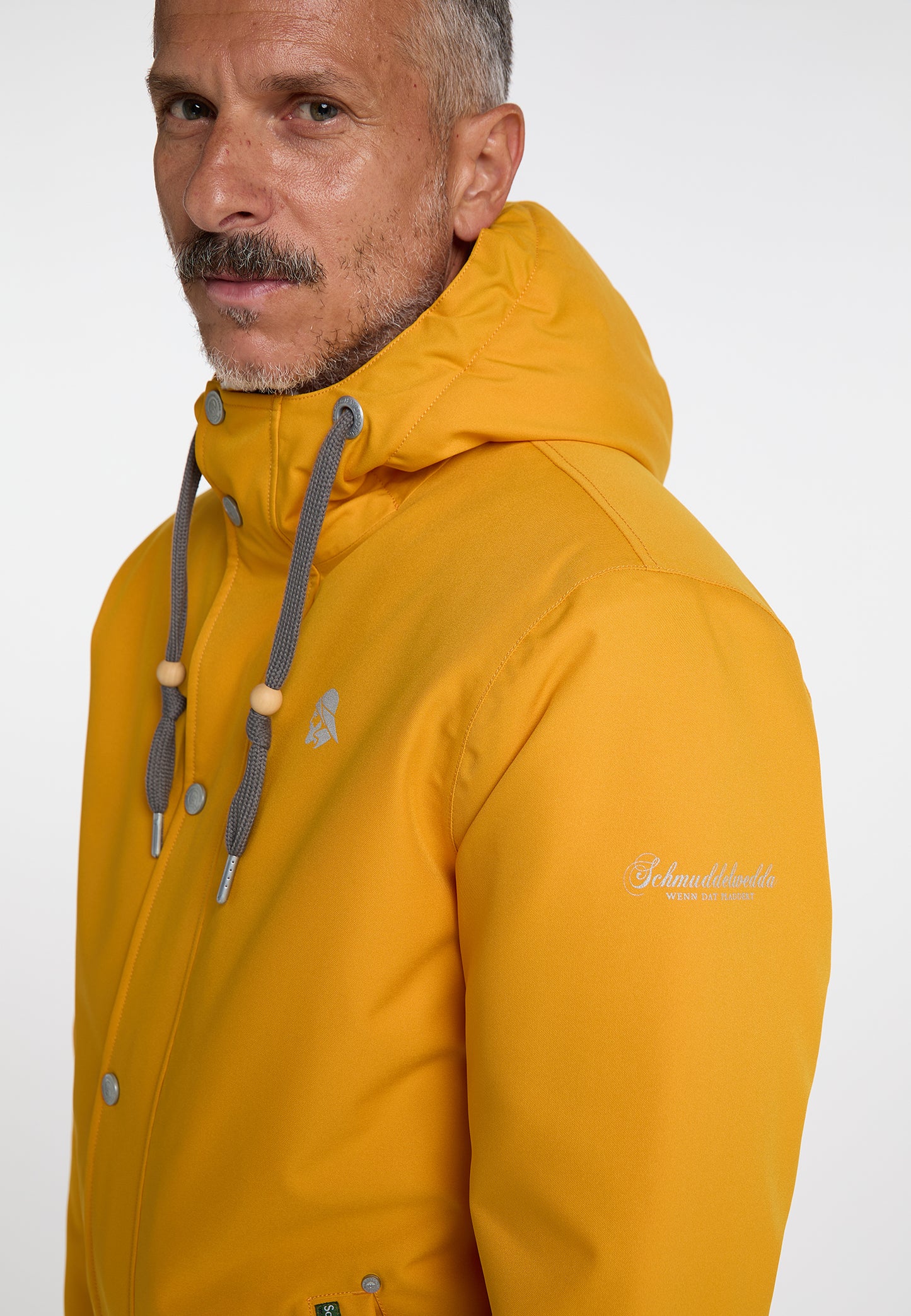 Kurtka zimowa męska Schmuddelwedda wykonana z poliestru z recyklingu