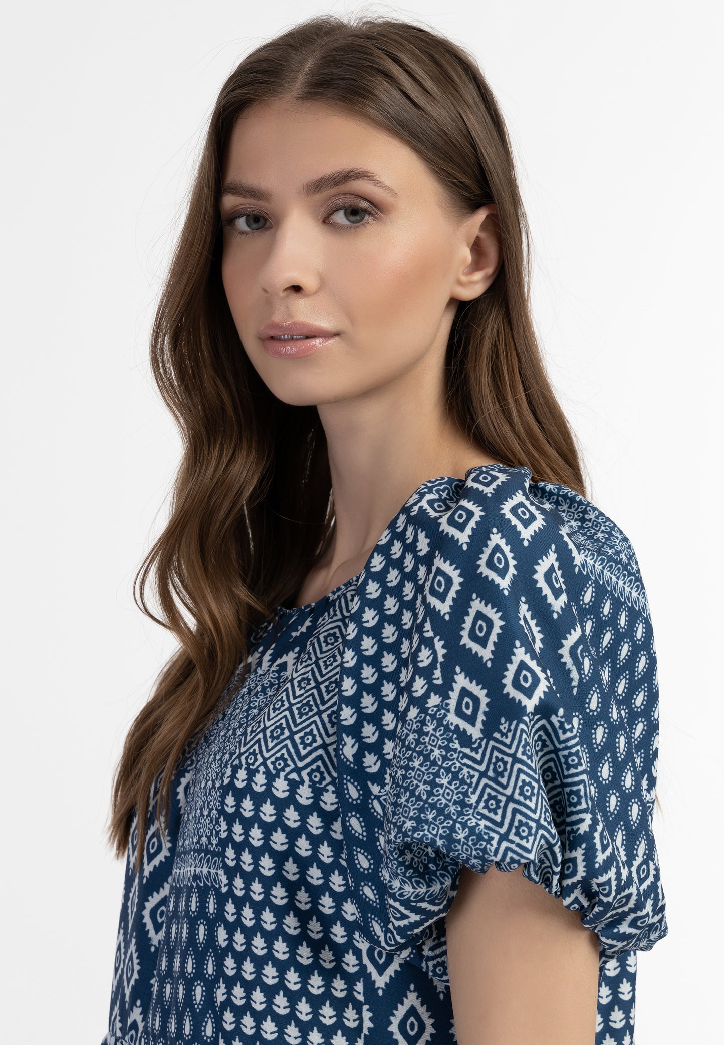 DreiMaster Vintage Women's Short Sleeve Maxi Dress