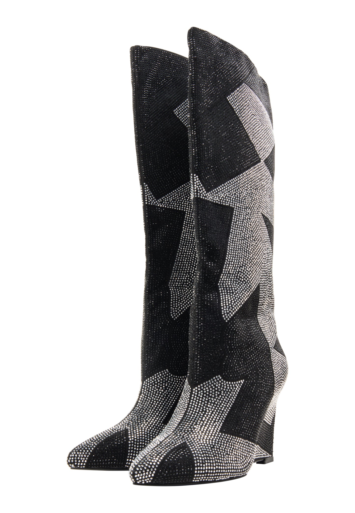 faina Damen-Stiefel mit Strassbesatz