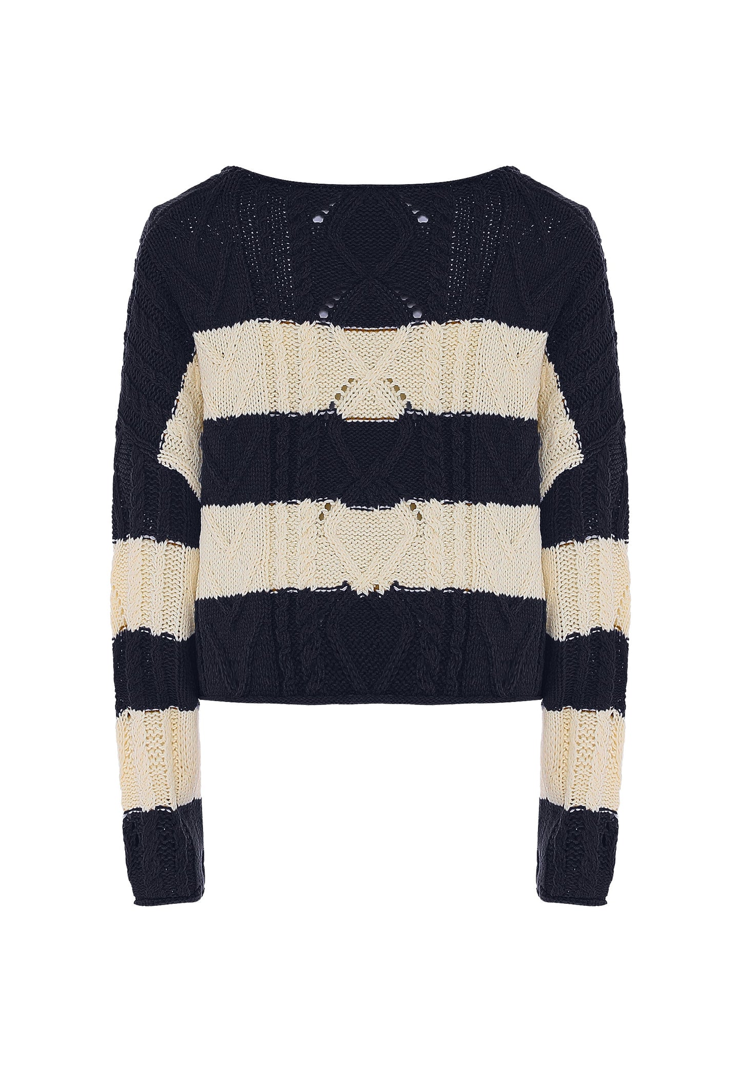 Dreimaster vintage Women's Sweater With Stripes