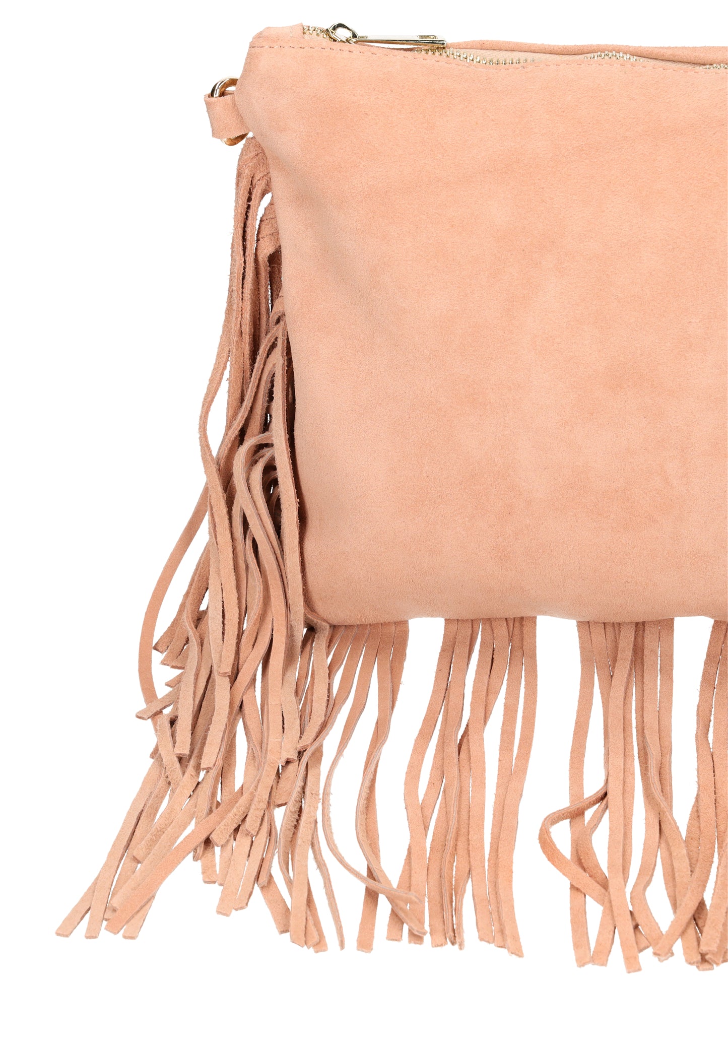 Skórzana torebka z frędzlami IZIA dla Kobiety