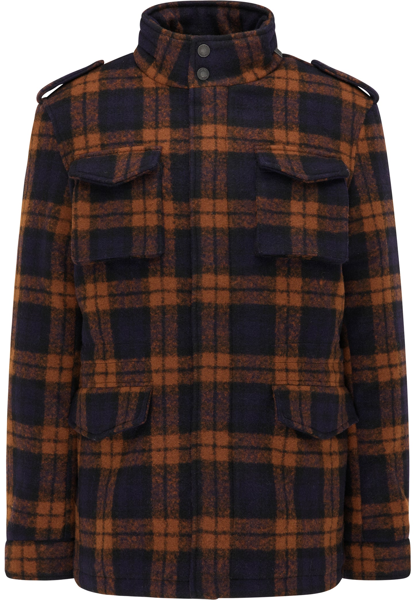 Mo Męska Kurtka w Kratę