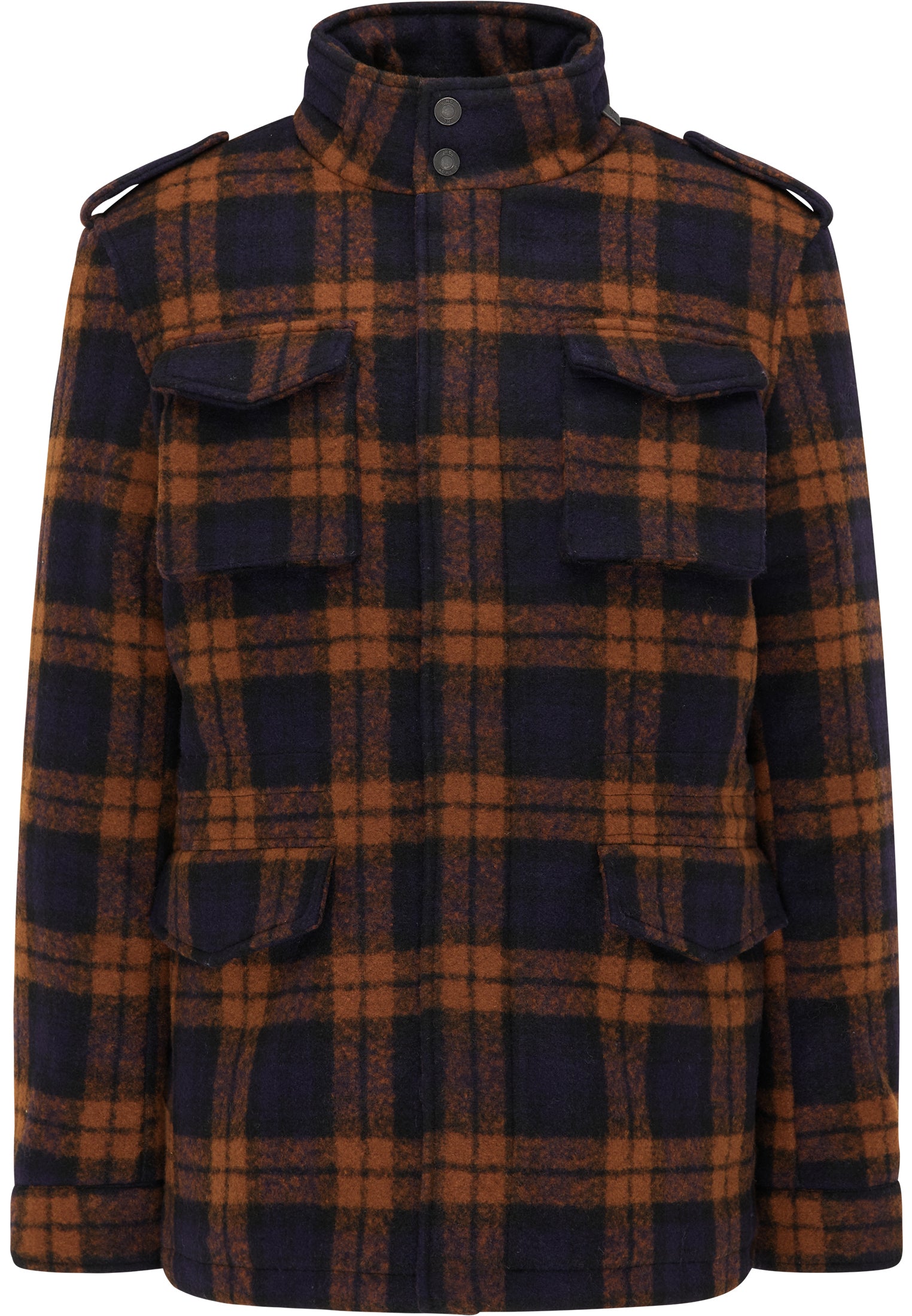 Mo Męska Kurtka w Kratę