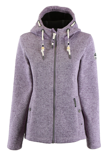 Schmuddelwedda Damen-Strickfleecejacke