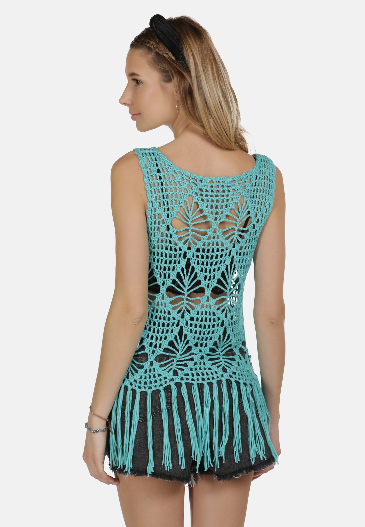 IZIA Women's Crochet Top