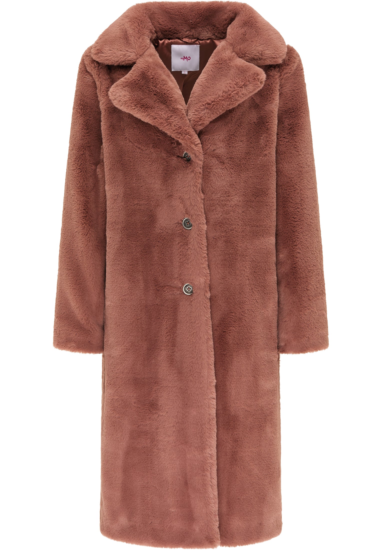 myMo Kobiety sztuczne futro płaszcz