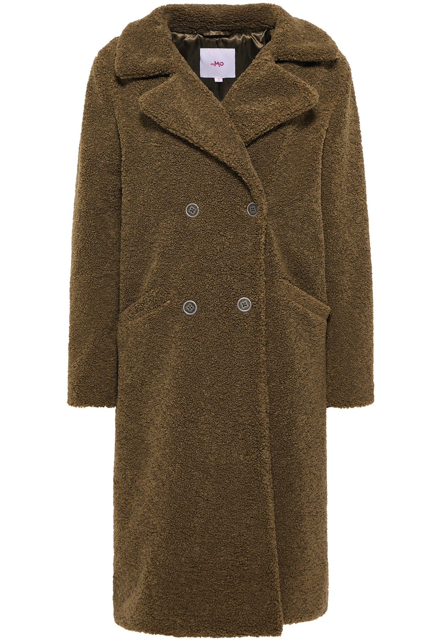 myMo Kobiety płaszcz z sztucznego kożucha