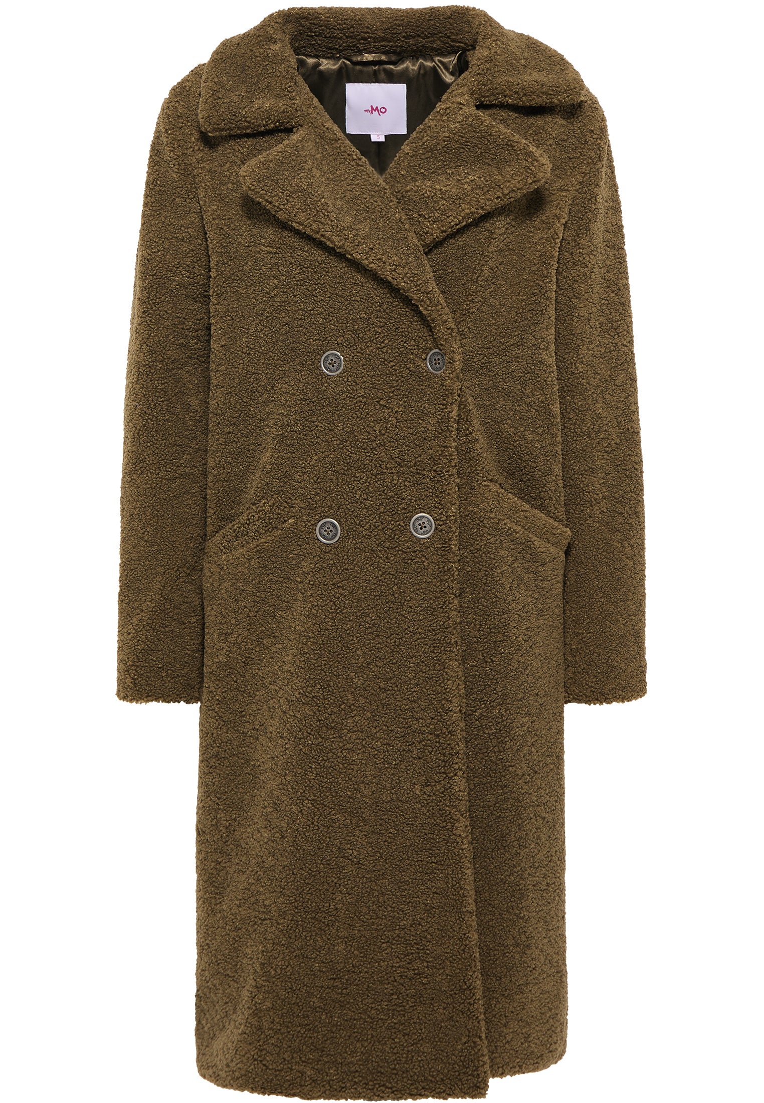 myMo Kobiety płaszcz z sztucznego kożucha