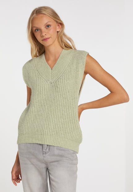 myMo Women's Knitted Sweater Vest