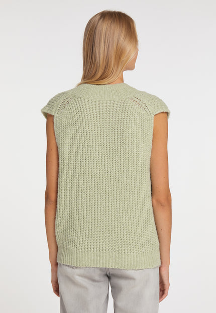 myMo Women's Knitted Sweater Vest