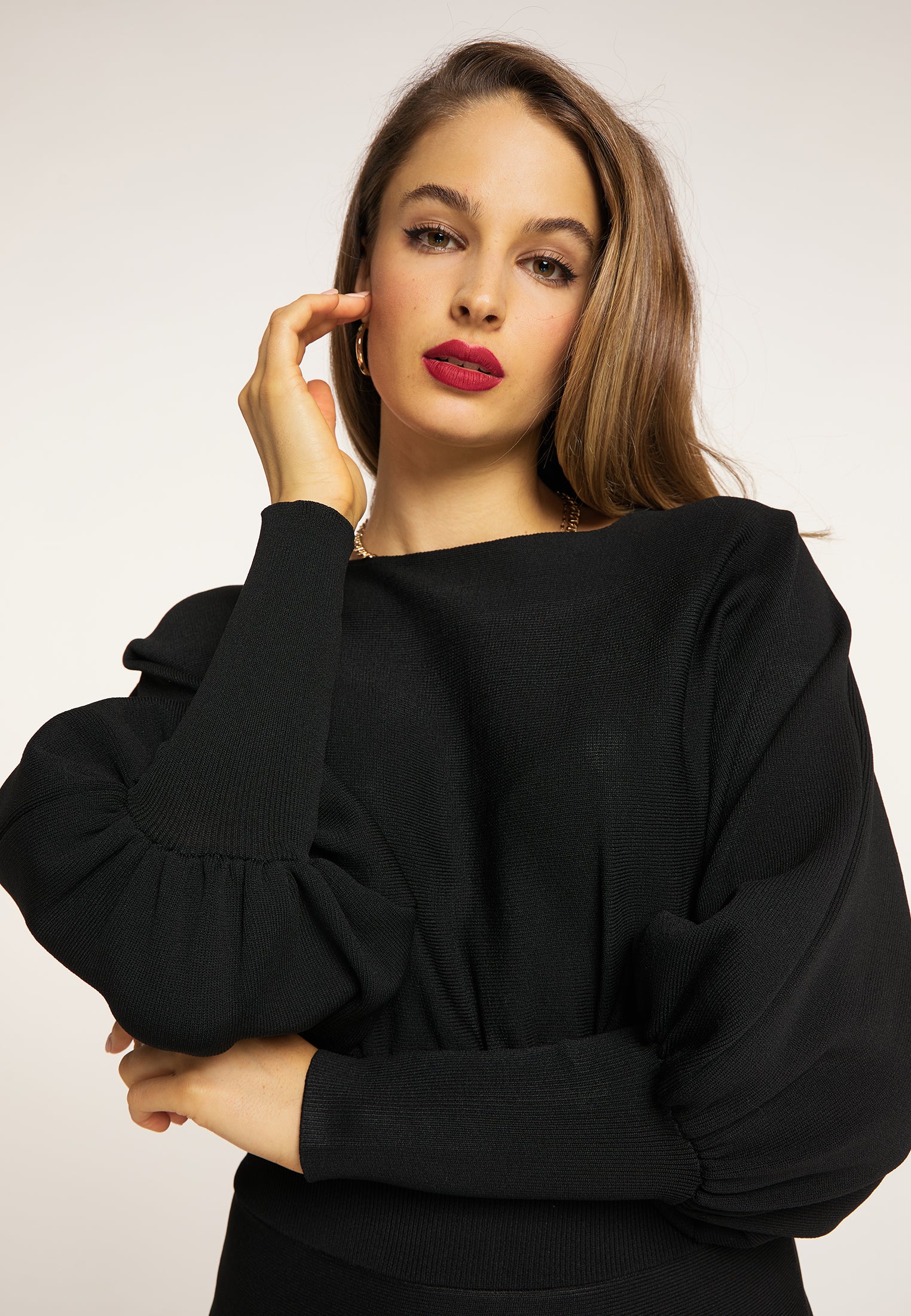 faina Kobiety sukienka dzianinowa Sukienka