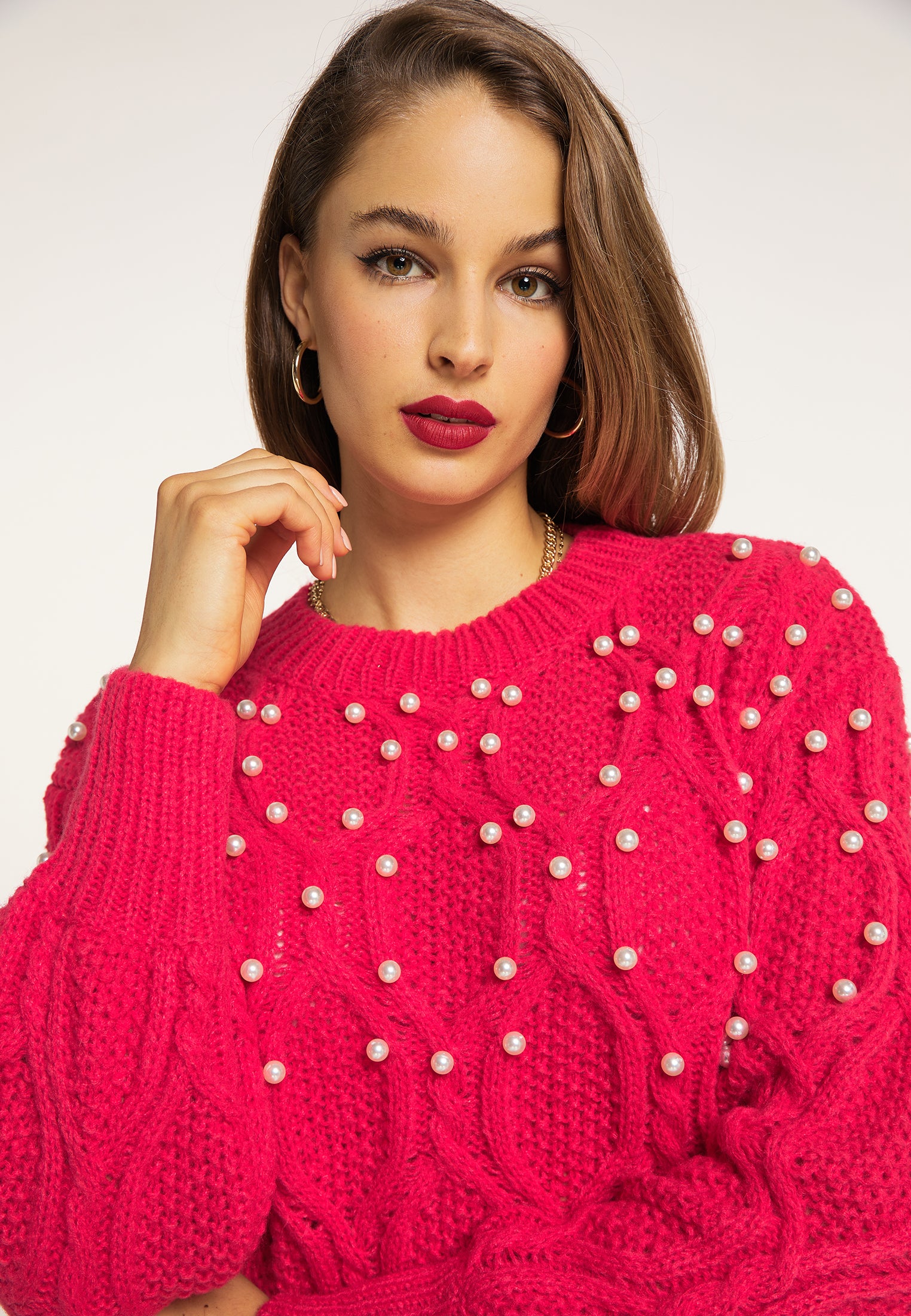 faina Damen Strickpullover