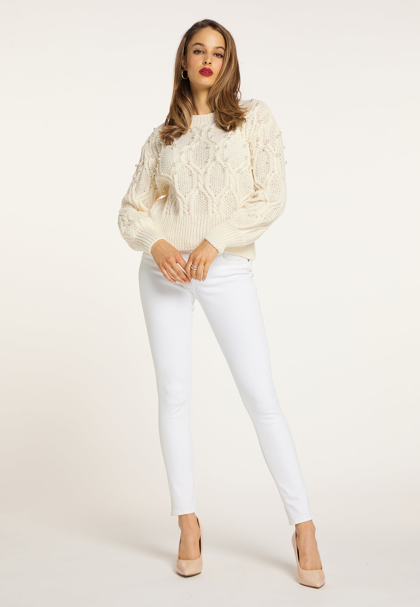 faina Damen Strickpullover