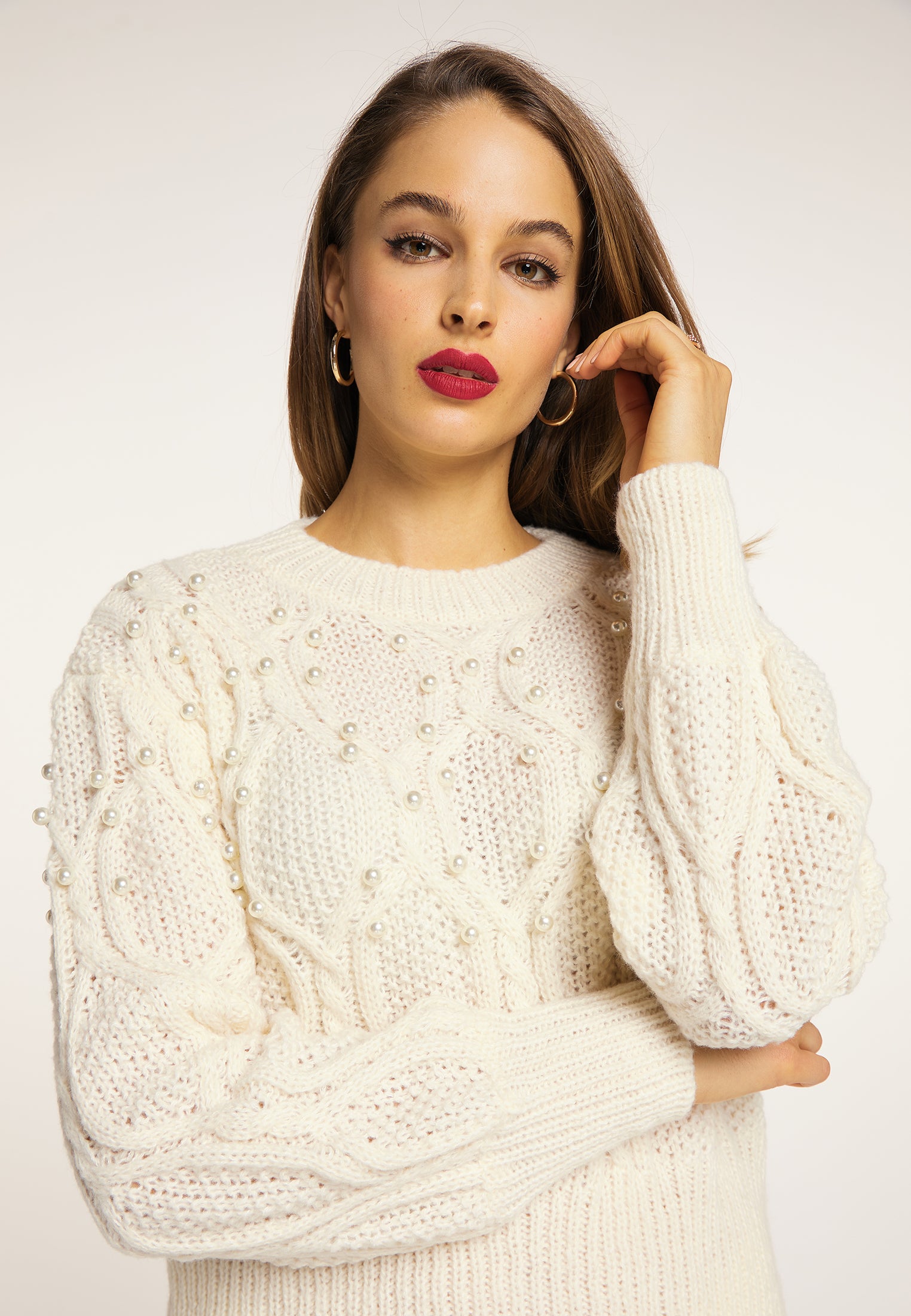 faina Damen Strickpullover