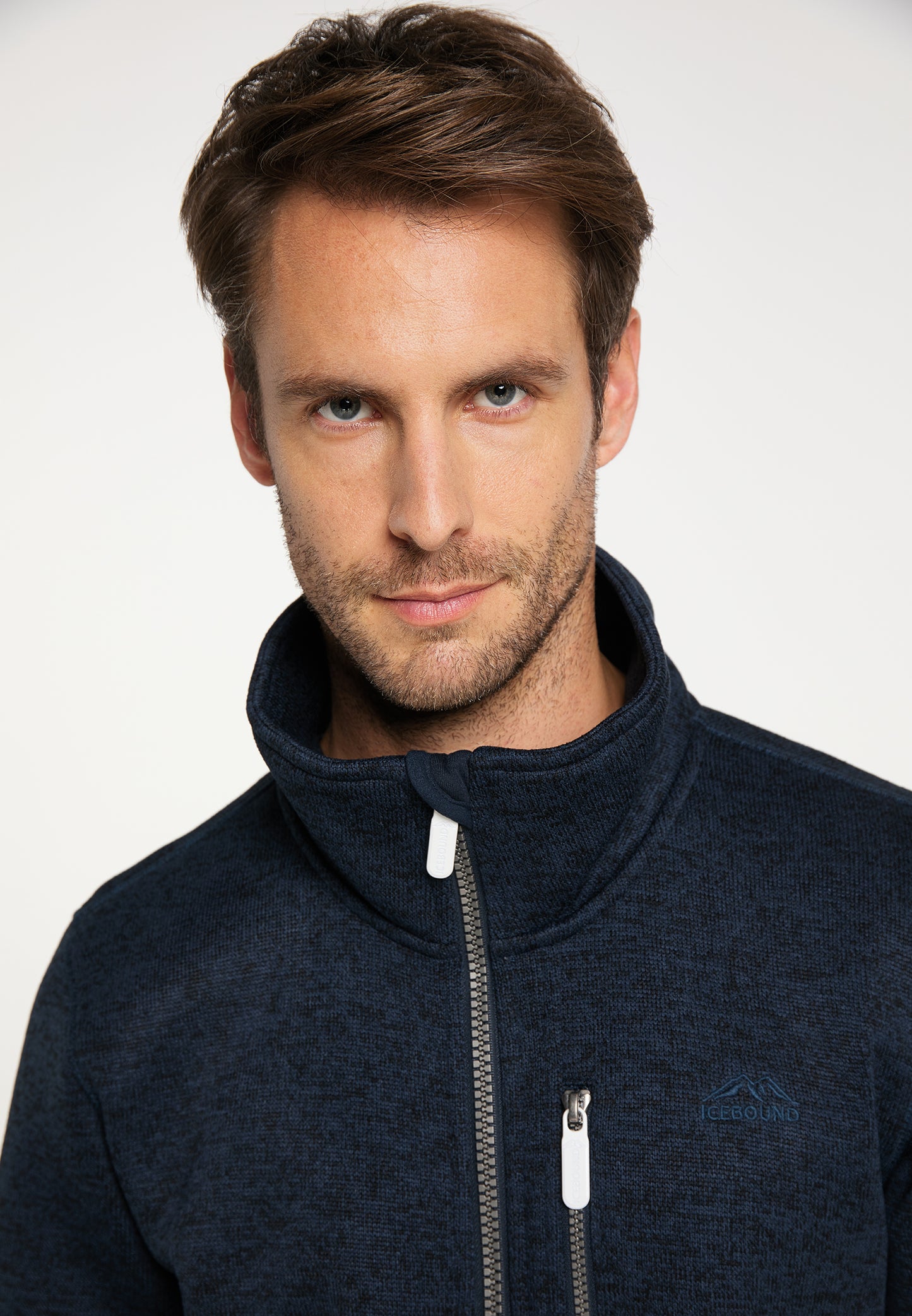 ICEBOUND Męska dzianinowa kurtka polarowa