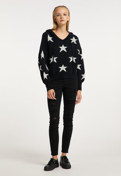 myMo ROCKS Women's Knitted Hoodie