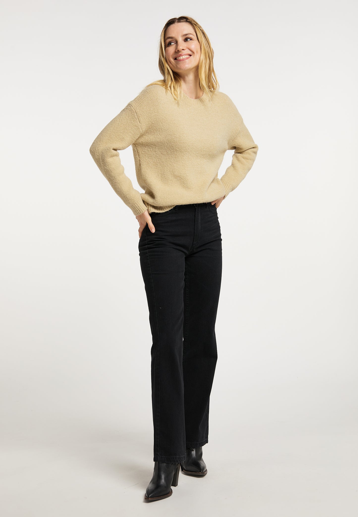 usha FESTIVAL Women's Crew Neck Sweater