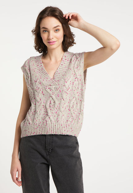 Mymo Women's Knitted Sweater Vest