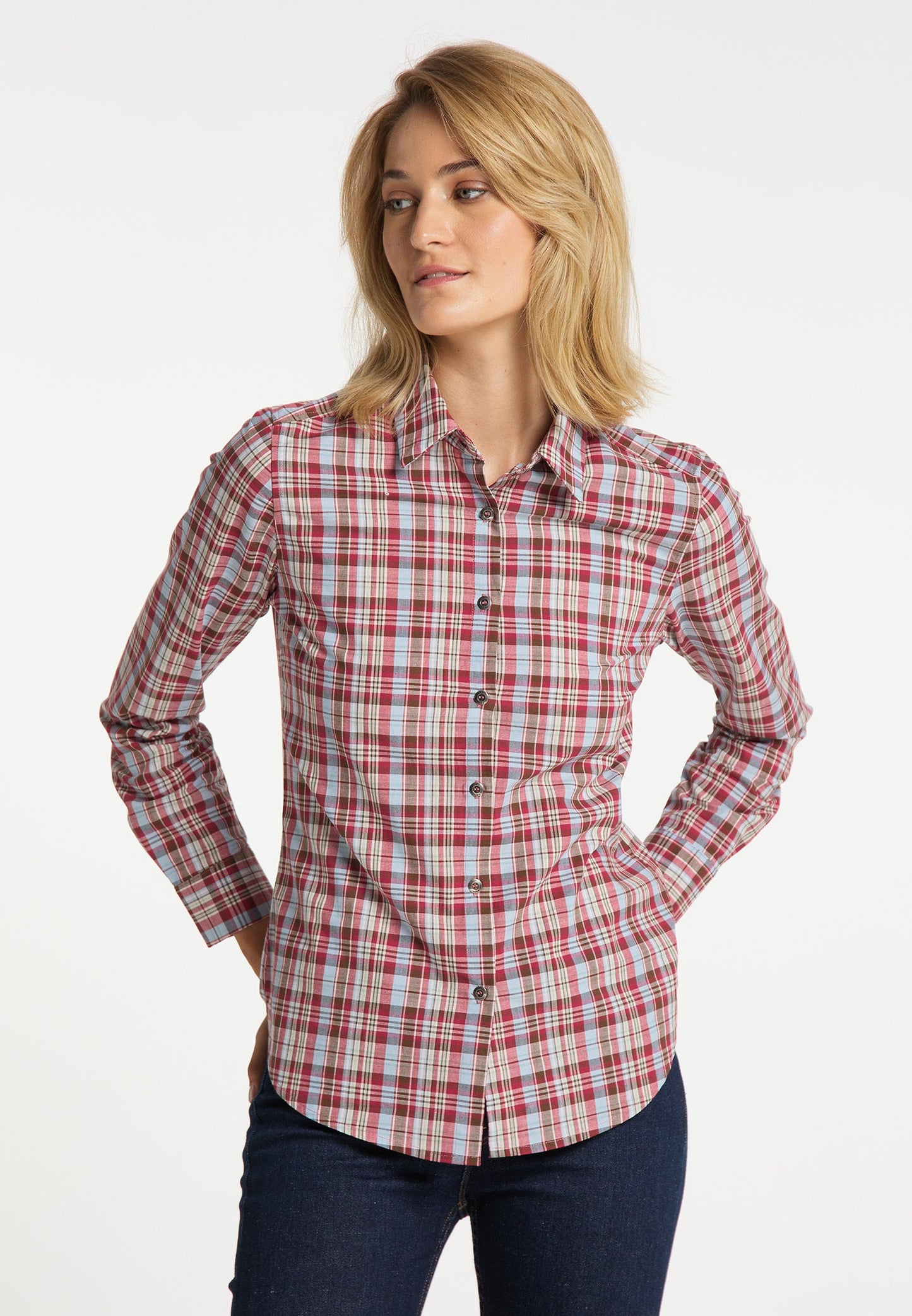 Usha blue label Women's Shirt Blouse