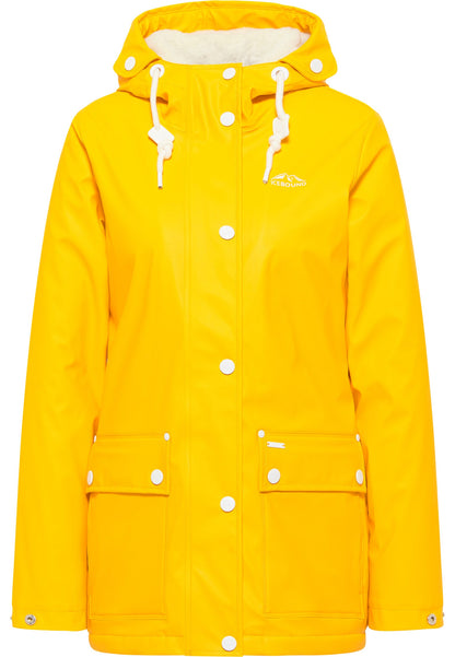 Icebound Women's Rain Jacket With Faux Fur Lining