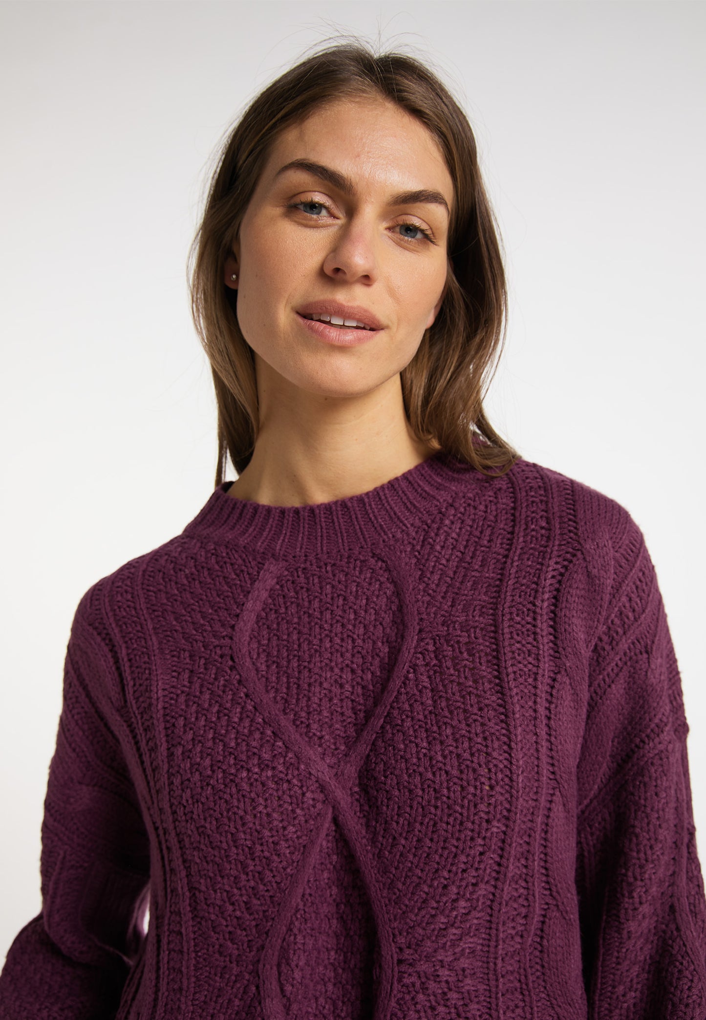 usha Women's Crew Neck Sweater