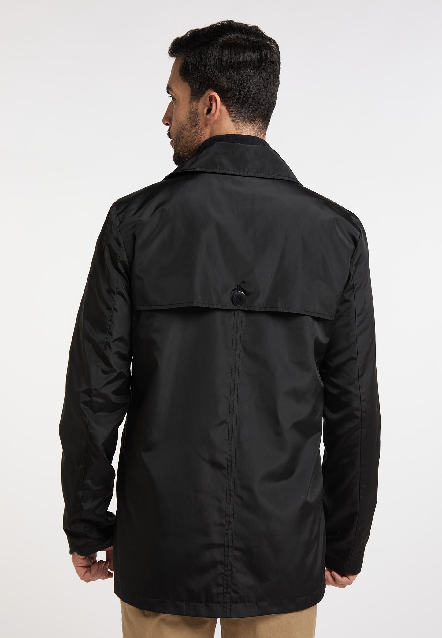 DreiMaster Klassik Męski Krótki Płaszcz Przejściowy