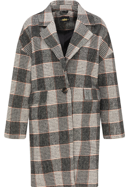 Usha black label Women's Glencheck Coat