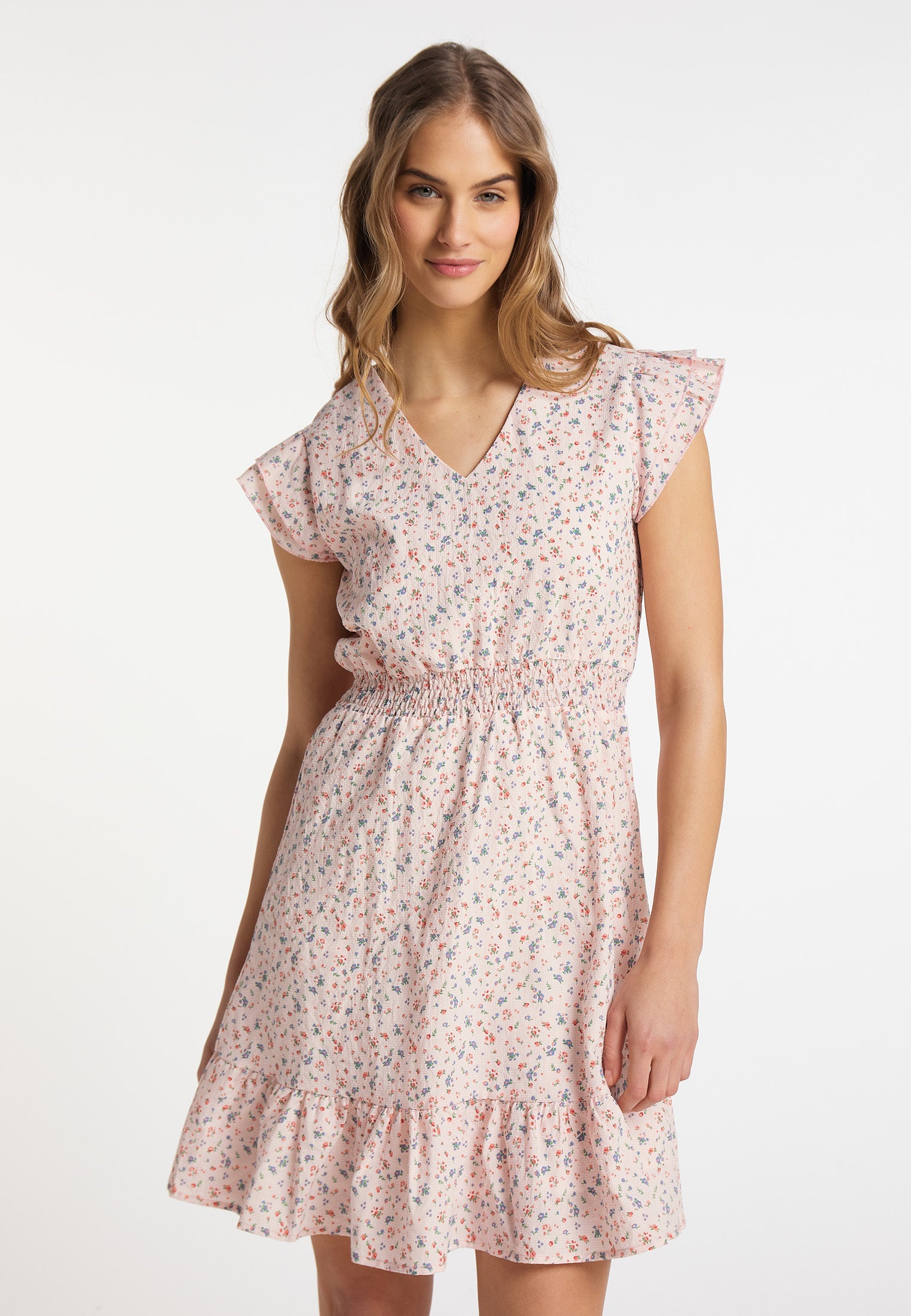 Mymo Women's Check Print Dress