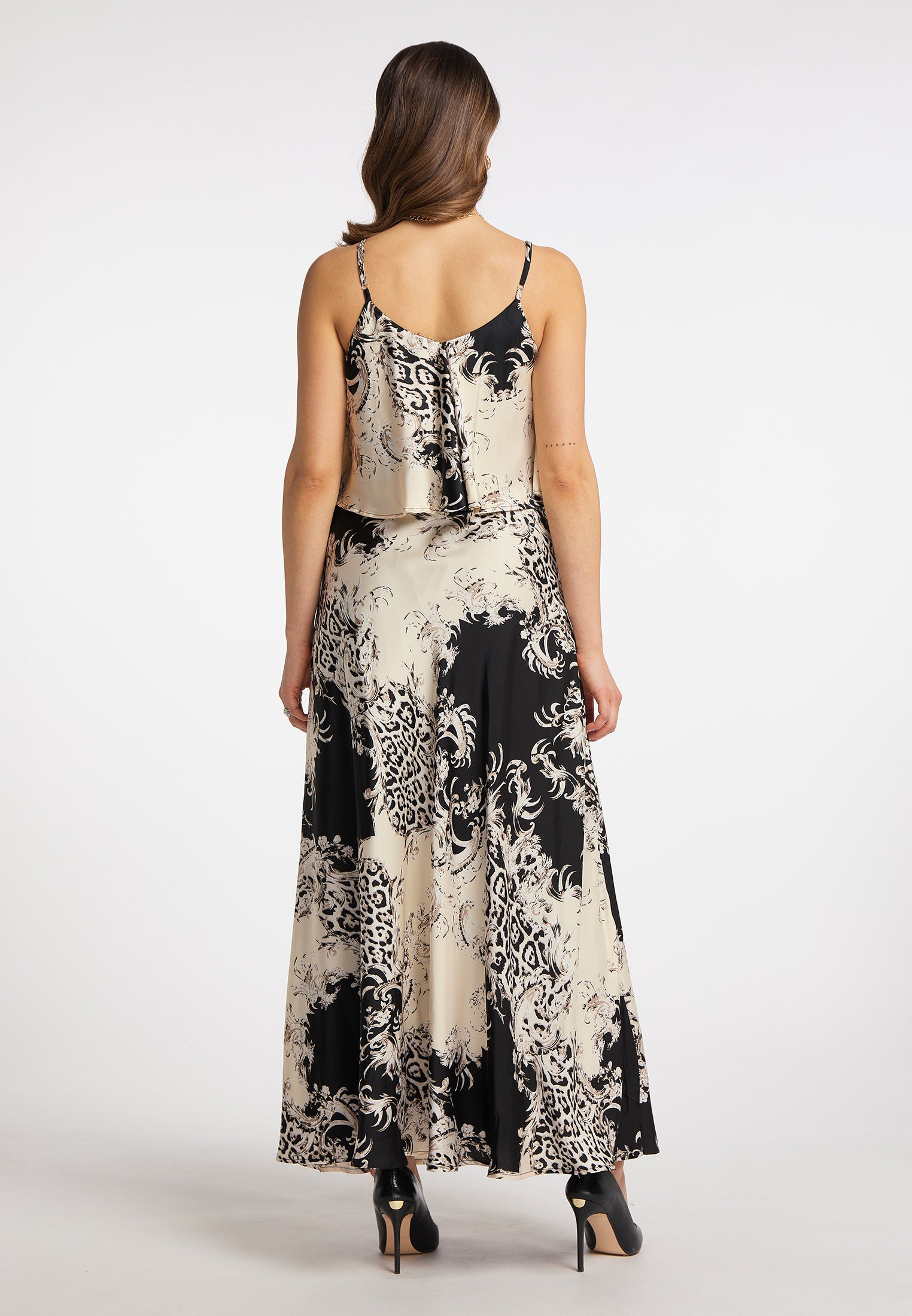 faina Women's Maxi Dress With All Over Print