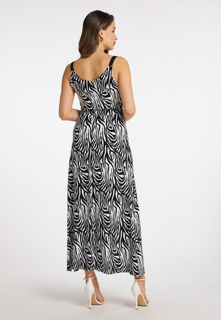 Faina Women's Zebra Print Maxi Dress