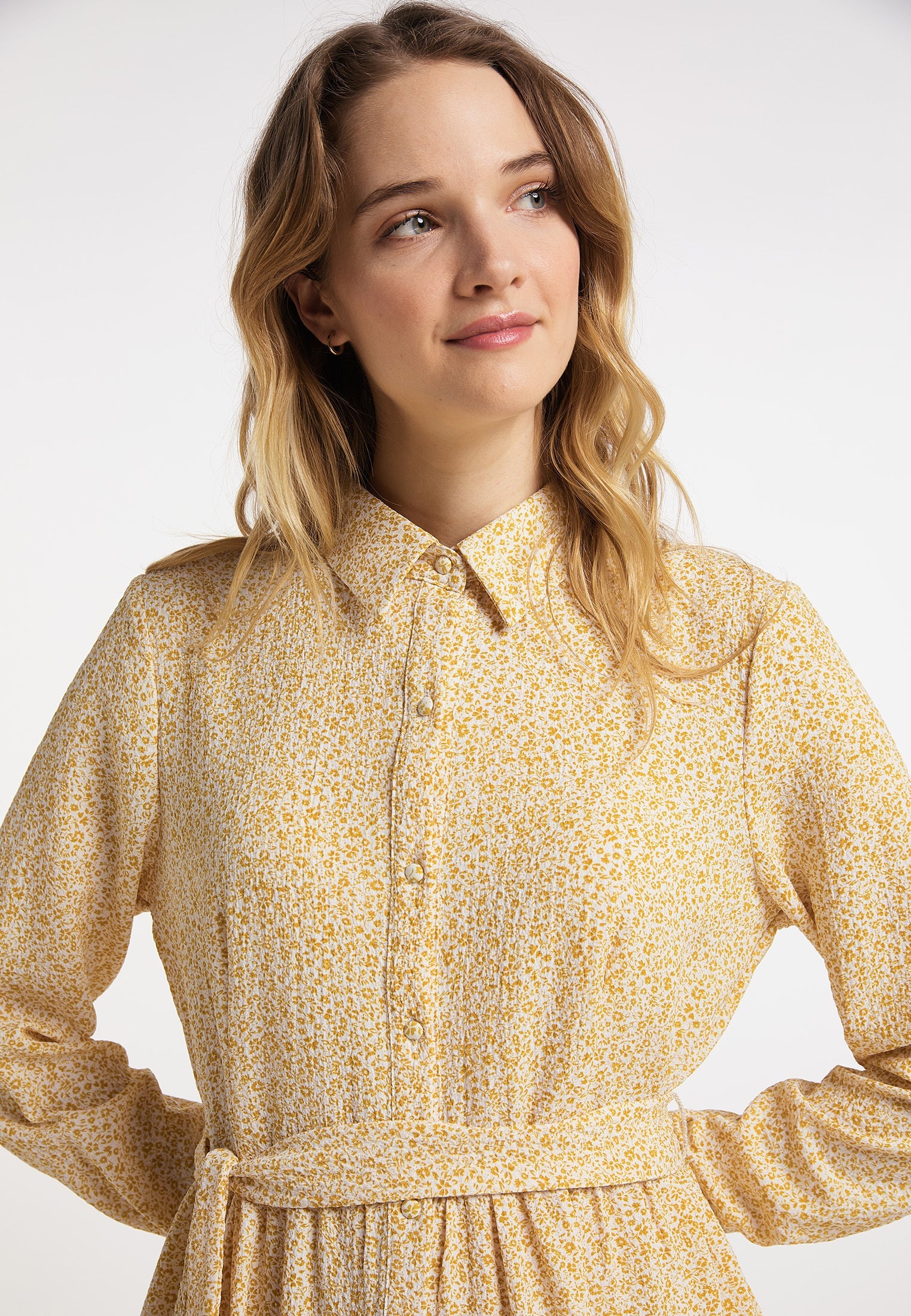 Dreimaster vintage Women's Floral Print Maxi Dress