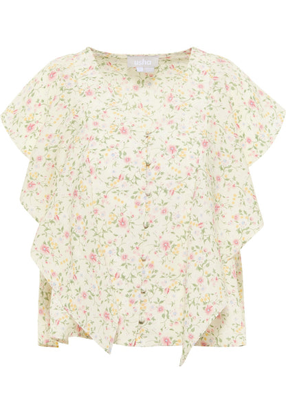 Usha Women's Blouse Shirt