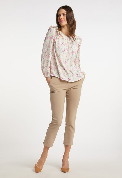 Usha Women's Blouse With Floral Print