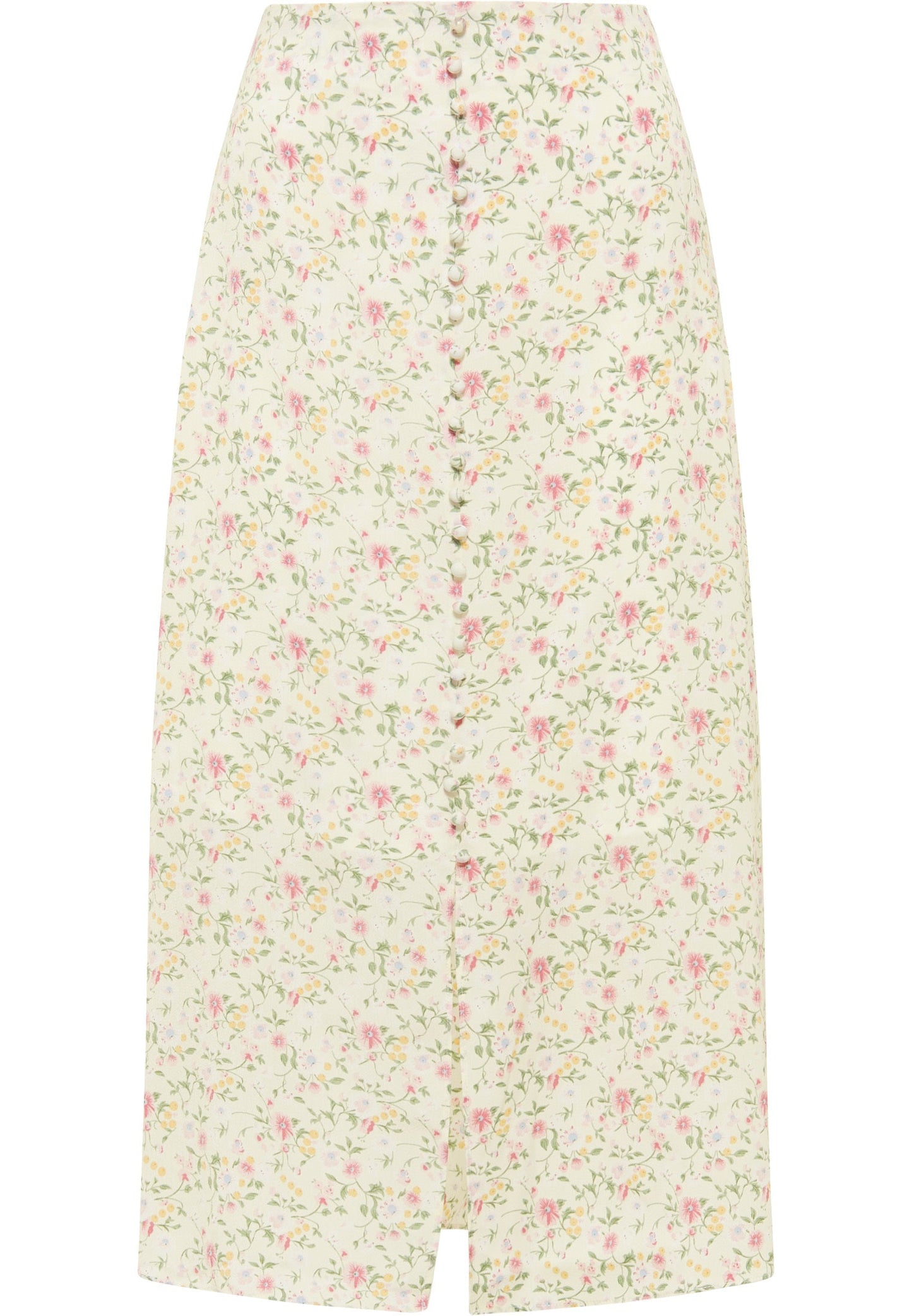 Usha Women's Midi Skirt With Floral Print