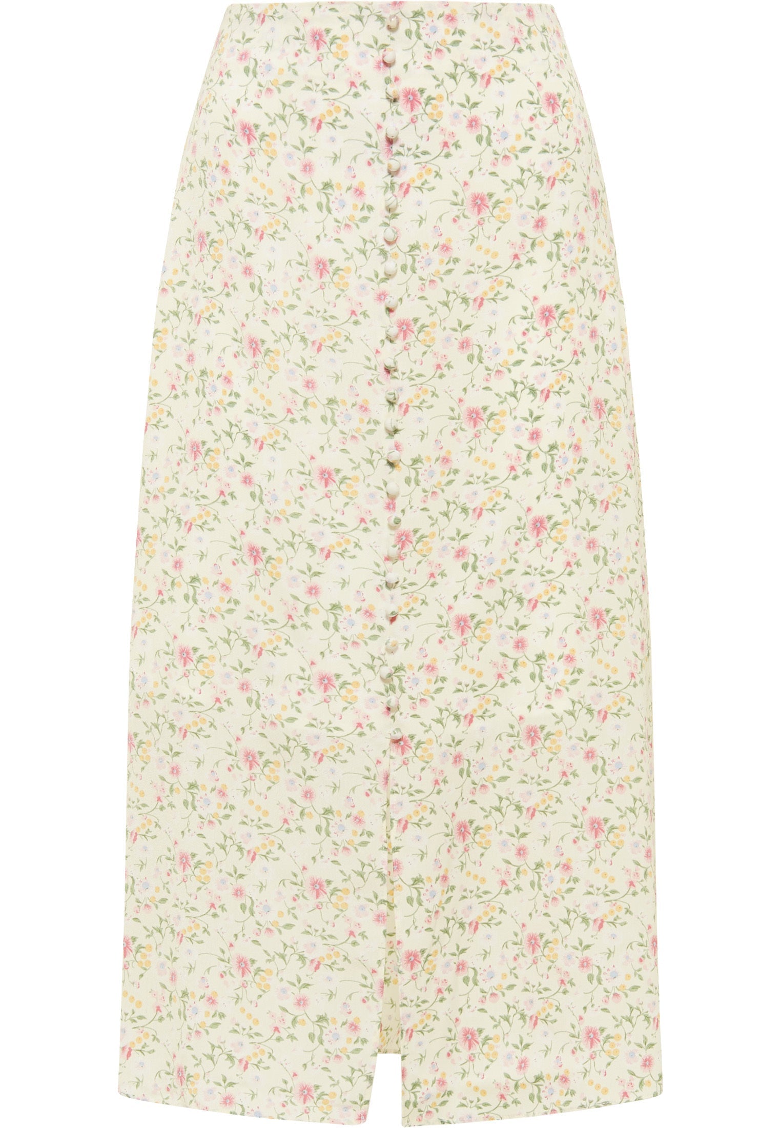 Usha Women's Midi Skirt With Floral Print