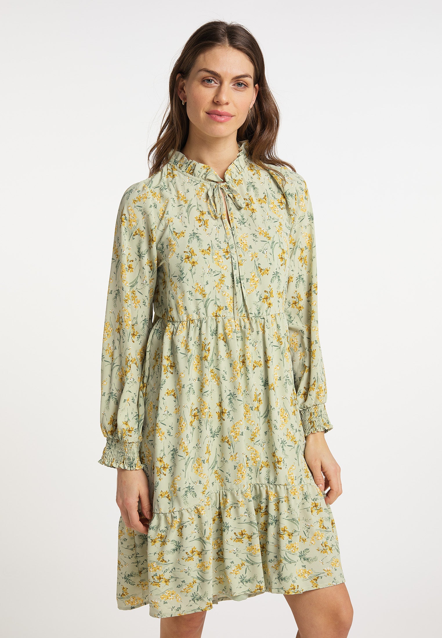 usha Women's Dress With Floral Print