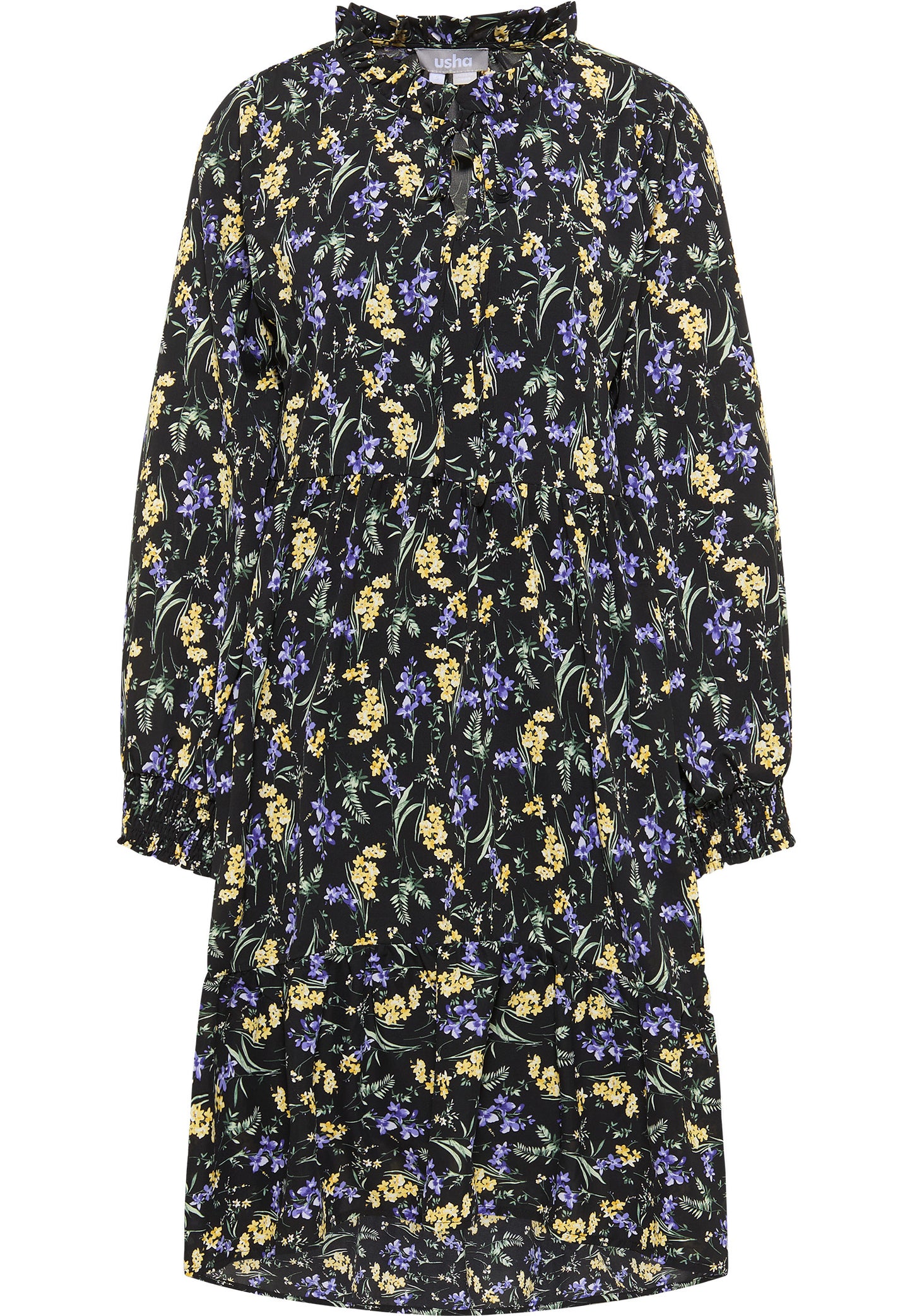 usha Women's Dress With Floral Print
