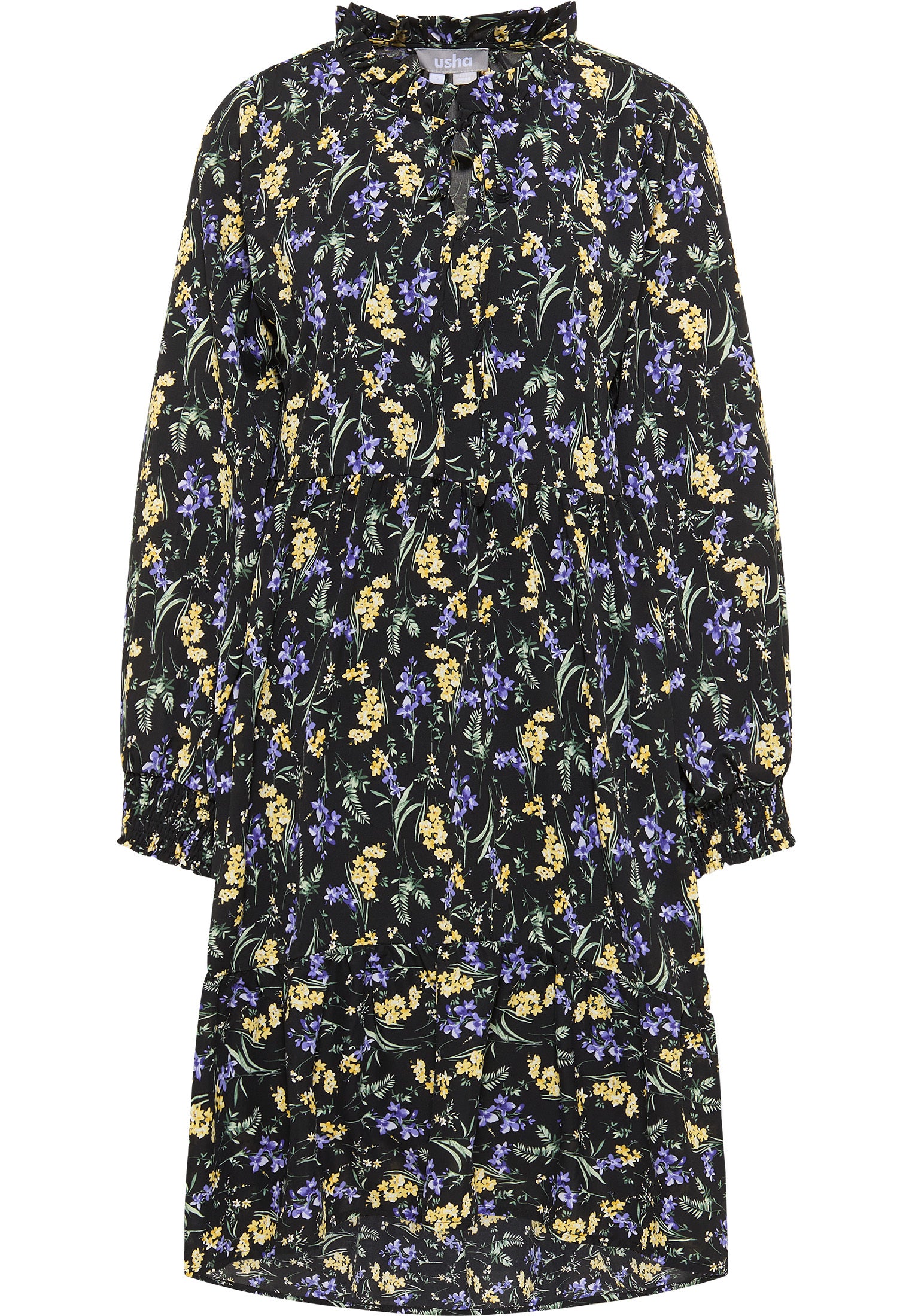 usha Women's Dress With Floral Print