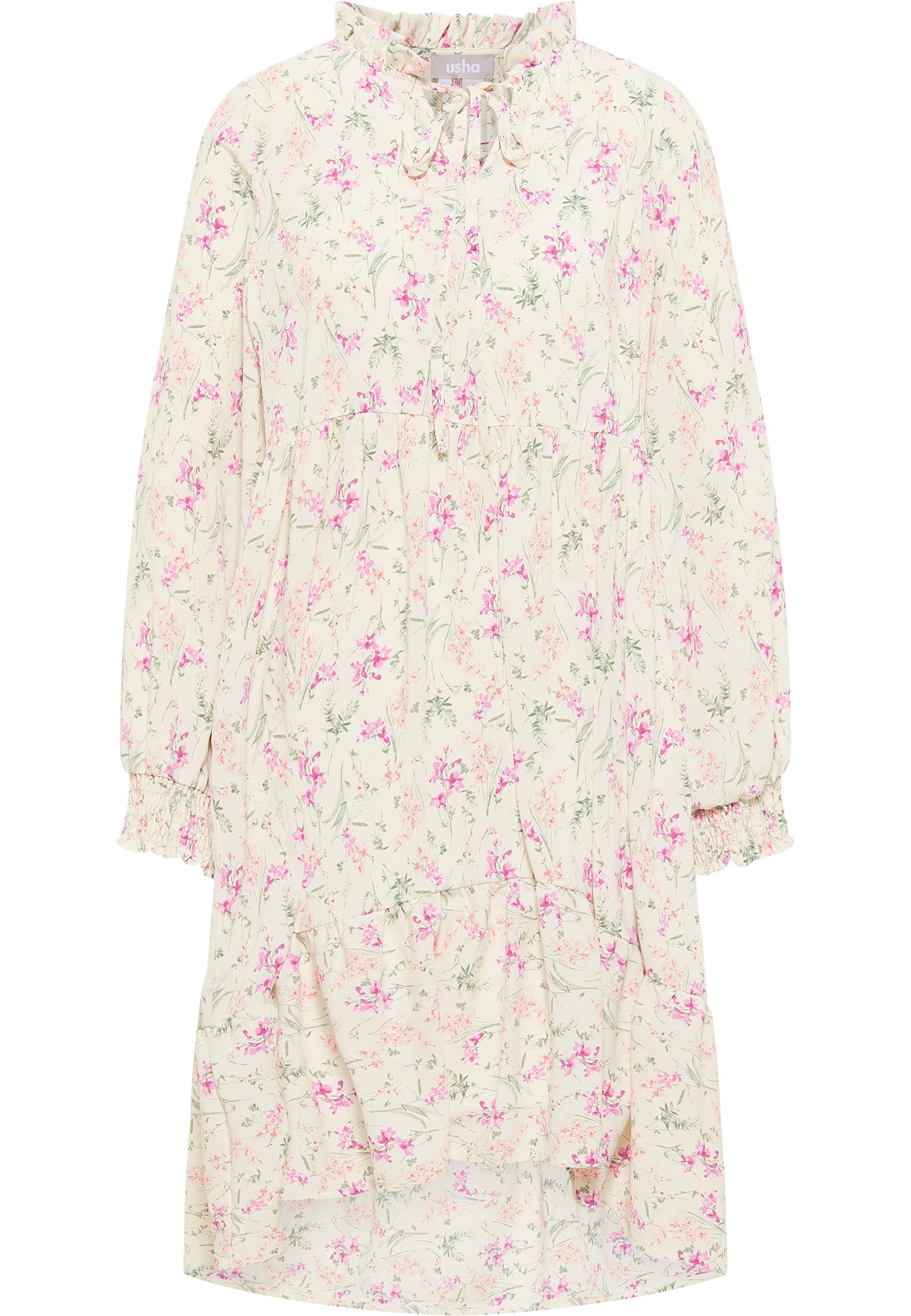 usha Women's Dress With Floral Print