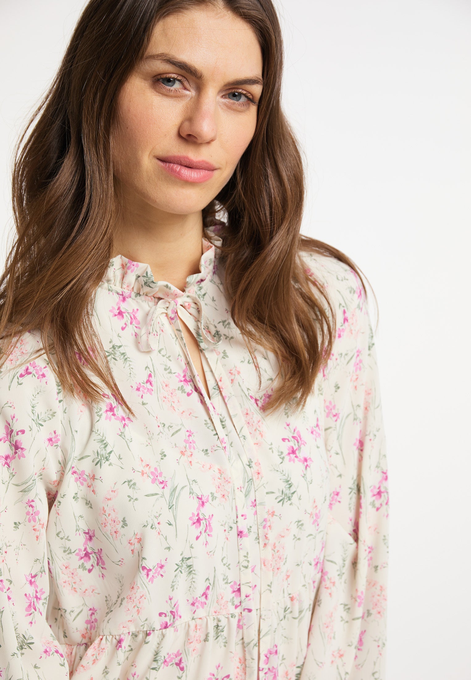 usha Women's Dress With Floral Print