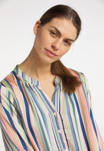 Usha blue label Women's Striped Blouse