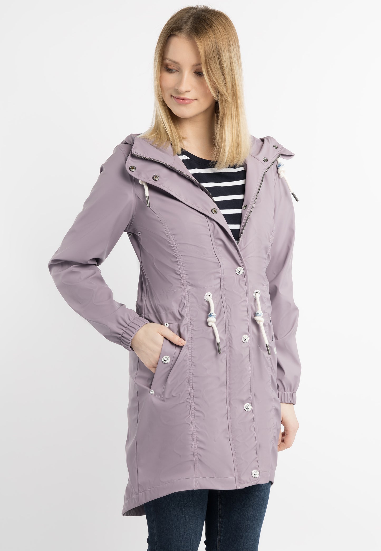 Schmuddelwedda Damen Regenmantel