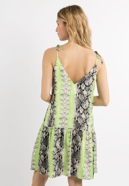 Izia Women's Snake Print Mini Dress