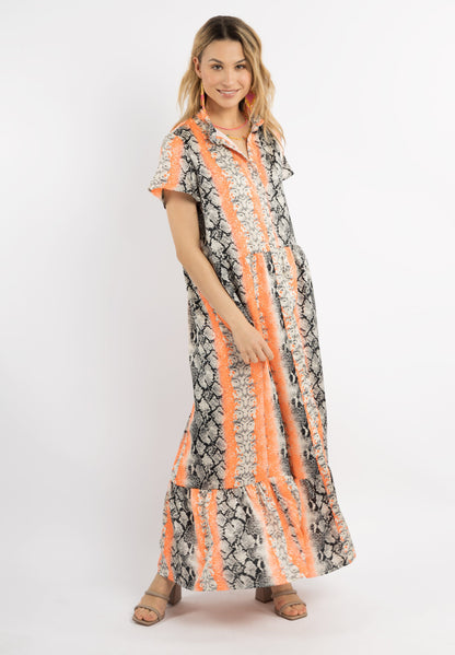 Izia Women's Dress Short Sleeve Maxi