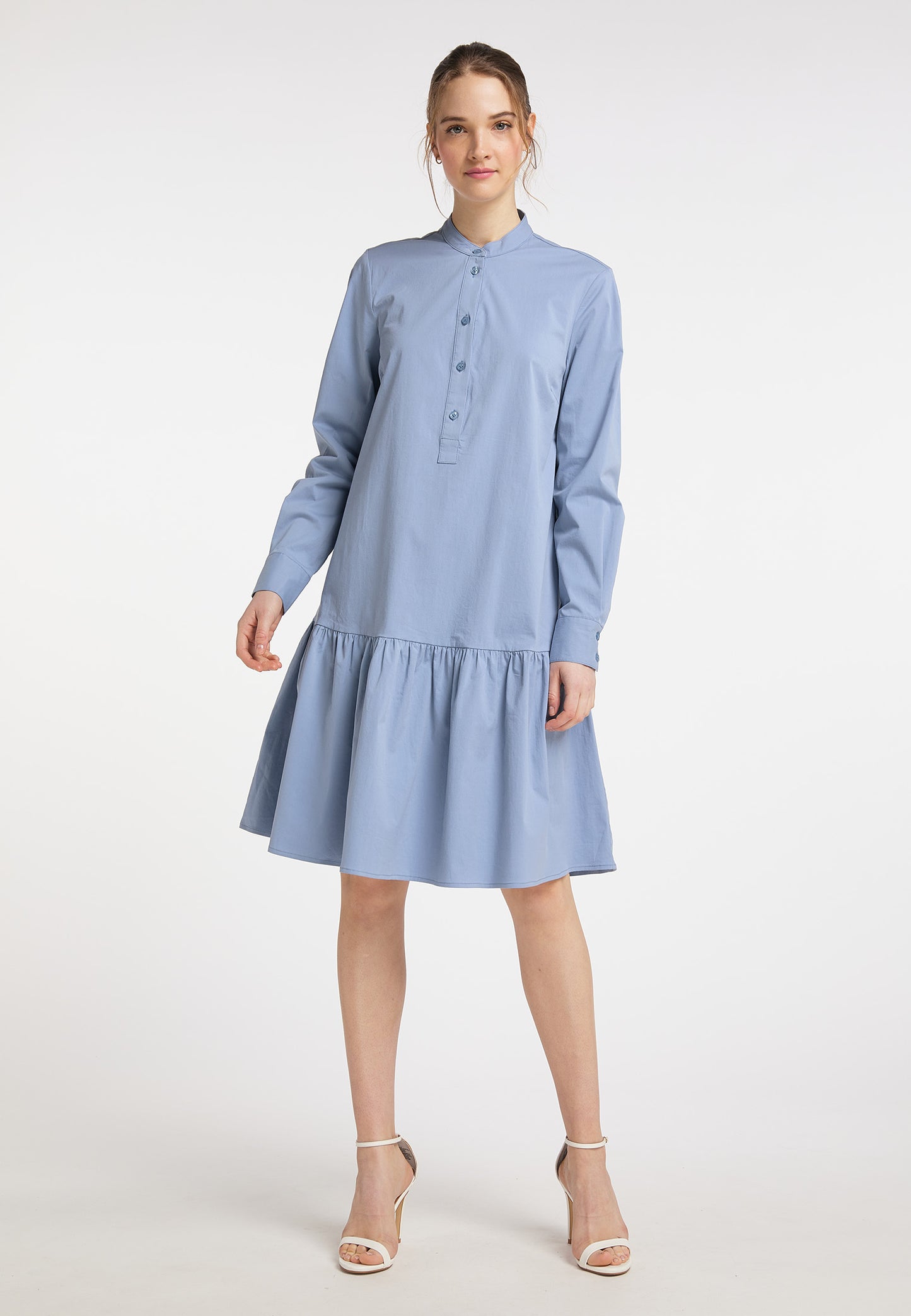 DreiMaster Klassik Damen Shirt Kleid